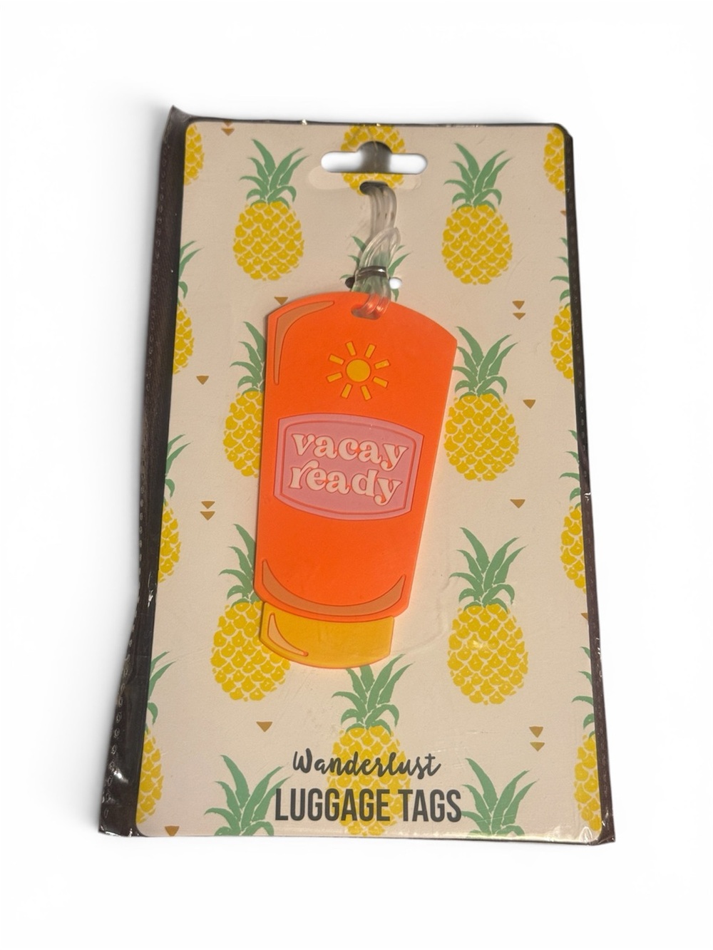 Wanderlust Vacation Luggage Tag